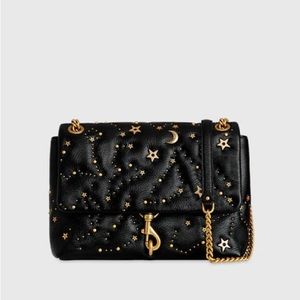 NWOT Rebecca Minkoff Edie Flap Shoulder with Celestial Studs